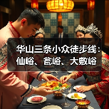 华山三条小众徒步线:仙峪、瓮峪、大敷峪(图4) 华山三条小众徒步线:仙峪、瓮峪、大敷峪(图4)