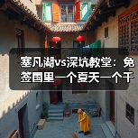 塞凡湖vs深坑教堂:免签国里一个夏天一个千年(图2) 塞凡湖vs深坑教堂:免签国里一个夏天一个千年(图2)