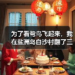 为了看鹭鸟飞起来，我在盐洲岛白沙村翻了三次车