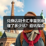 兑换店刷卡汇率里到底埋了多少坑?避坑指南来了(图3) 兑换店刷卡汇率里到底埋了多少坑?避坑指南来了(图3)