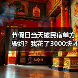 节假日当天被民宿单方毁约？我花了3000块才明白这些