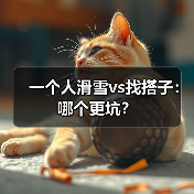 一个人滑雪vs找搭子:哪个更坑?(图3) 一个人滑雪vs找搭子:哪个更坑?(图3)