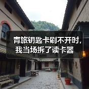 青旅钥匙卡刷不开时,我当场拆了读卡器(图3) 青旅钥匙卡刷不开时,我当场拆了读卡器(图3)
