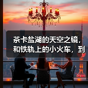 茶卡盐湖的天空之镜,和铁轨上的小火车,到底值不值得坐?(图3) 茶卡盐湖的天空之镜,和铁轨上的小火车,到底值不值得坐?(图3)