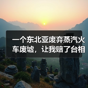 一个东北亚废弃蒸汽火车废墟，让我赔了台相机：都市废墟探险避坑指南（图4）