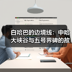 白哈巴的边境线:中哈大峡谷与五号界碑的故事(图4) 白哈巴的边境线:中哈大峡谷与五号界碑的故事(图4)