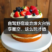 自驾野宿废弃烽火台独享星空，这么玩才值（图1）