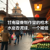 甘南藏香制作里的柏木水磨香泥揉，一个被低估的工艺（图3）