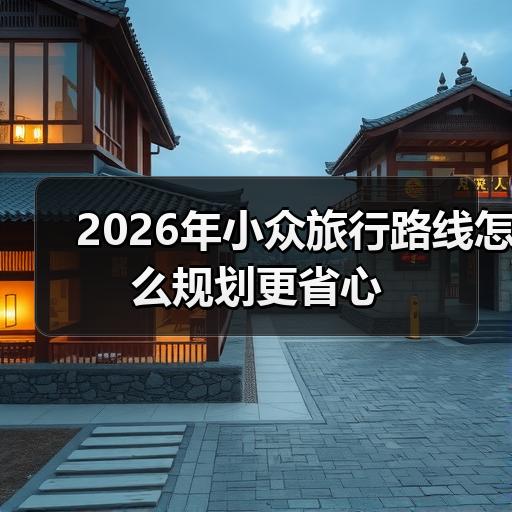 2026年小众旅行路线怎么规划更省心